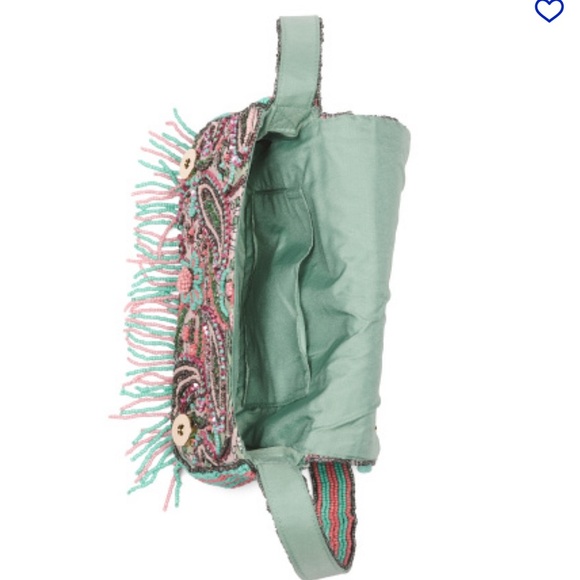 🩷MADE IN INDIA HANDMADE VIRAL Paisley Sling Bag🩷NWT - Picture 4 of 17